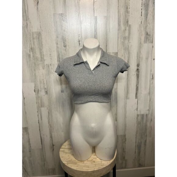 Gray crop top - Picture 1 of 5